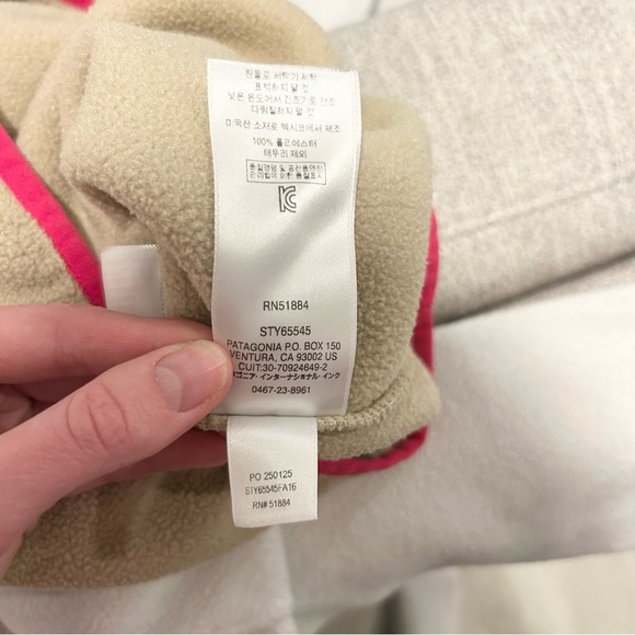 Patagonia Synchilla Snap T Fleece Pullover Girls Size Medium - Picture 8 of 8